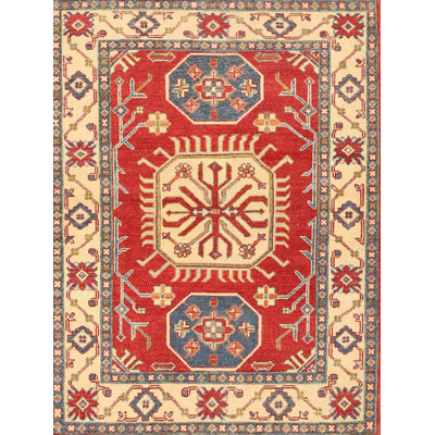 Tapis oriental rouge / beige