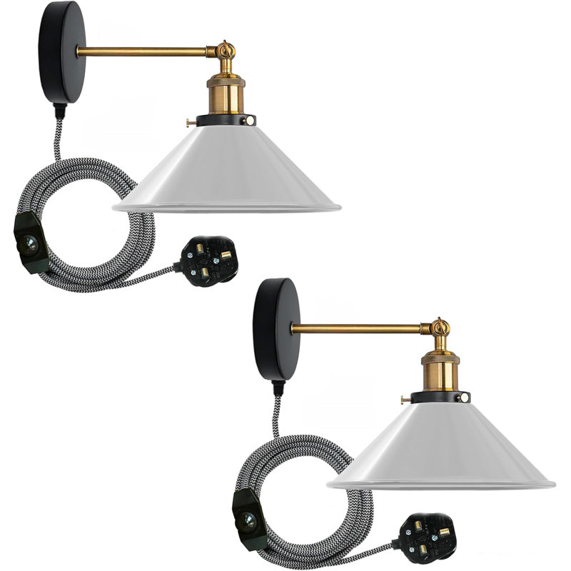Armed Sconce, White