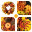 Couronne en plastique 24 po Dahlia