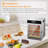 12 Stainless Steel Trays Food Dehydrators with Digital Timer and Temperature Control