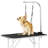 36” Dog Grooming Table with Basket Style Tool Shelf and Adjustable Arm