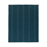 Sorrento 9x12 Handwoven Performance Stripe Deep Blue Fabric Area Rug