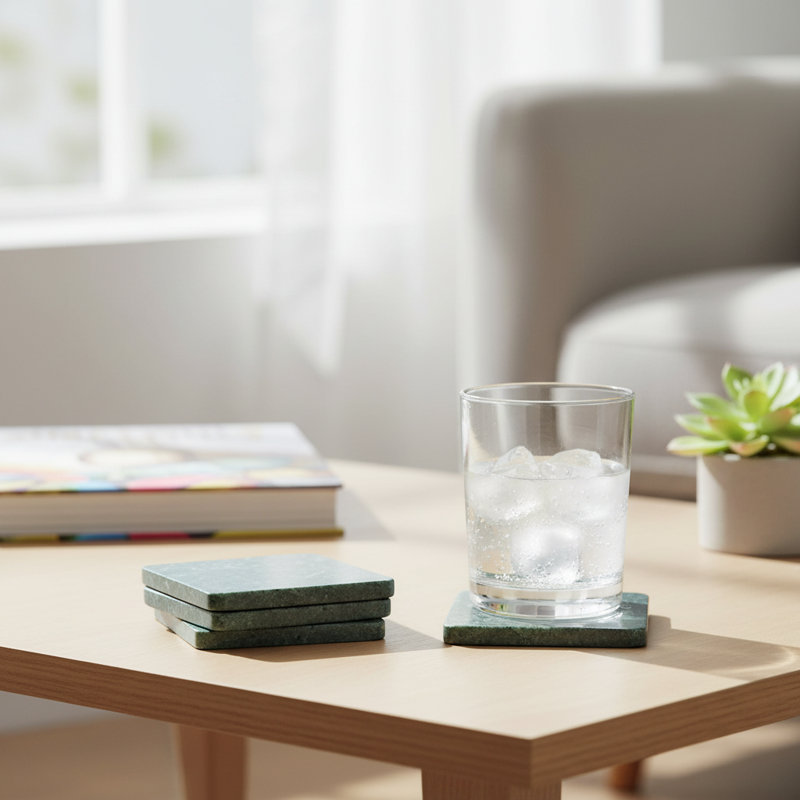 Ensemble de 4 sous-verres Evergreen