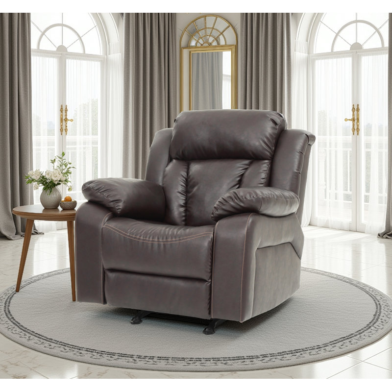 Novellara Rocker Recliner, Dark Brown