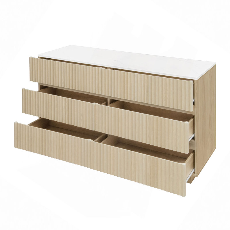 Commode double 6 tiroirs Dovon
