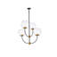 Lustre à intensité variable 4 lumières l 31,5 po Romney-61751627