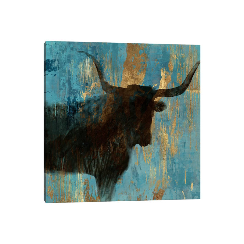 Bison I 1 Piece Wrapped Canvas Painting, 30.48 cm H x 30.48 cm W