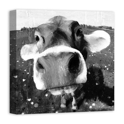 « cow close-up »-impression sur toile