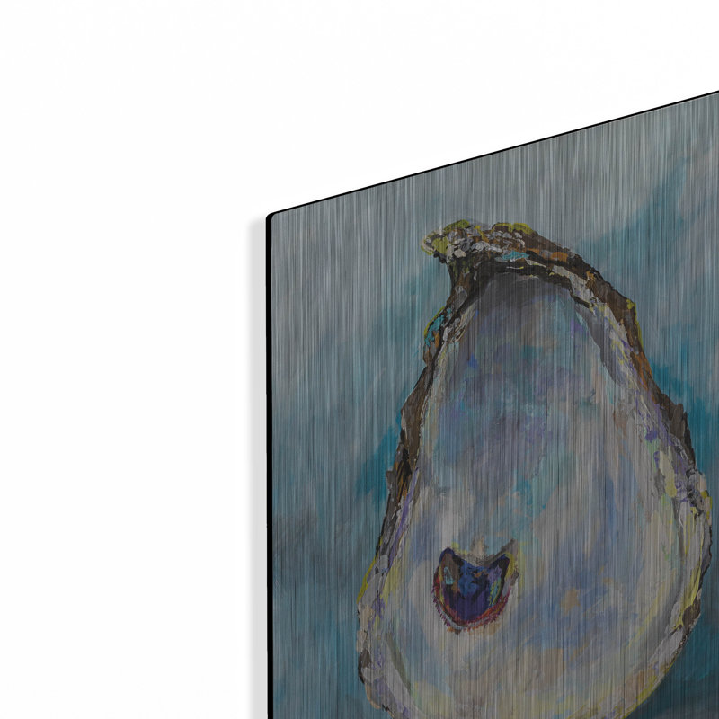 Art mural en métal «Heartbeat» par Jeanette Vertentes Beachcrest Home ™, H 16 po x l 12 po