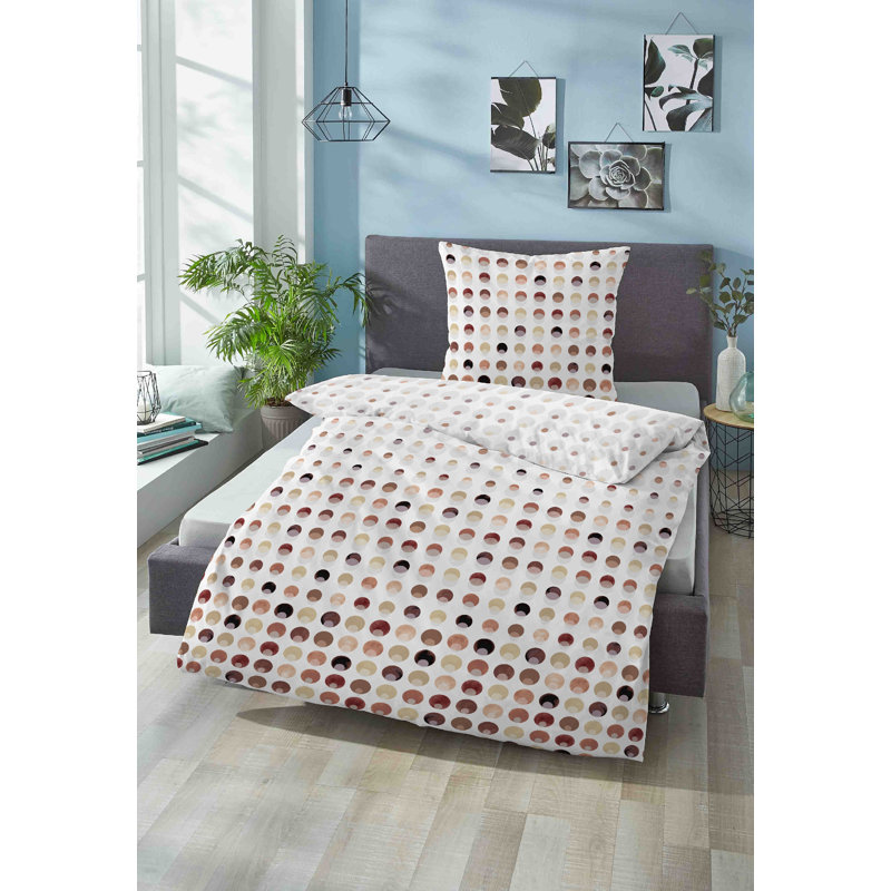 Cotton Duvet Cover Set Set, 155 x 220 cm + 80 x 80 cm 