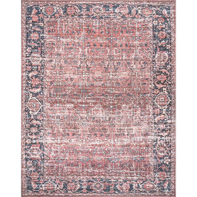 Tapis délavé à la machine Katie SpinClean, Rectangle 7 pi x 9 pi