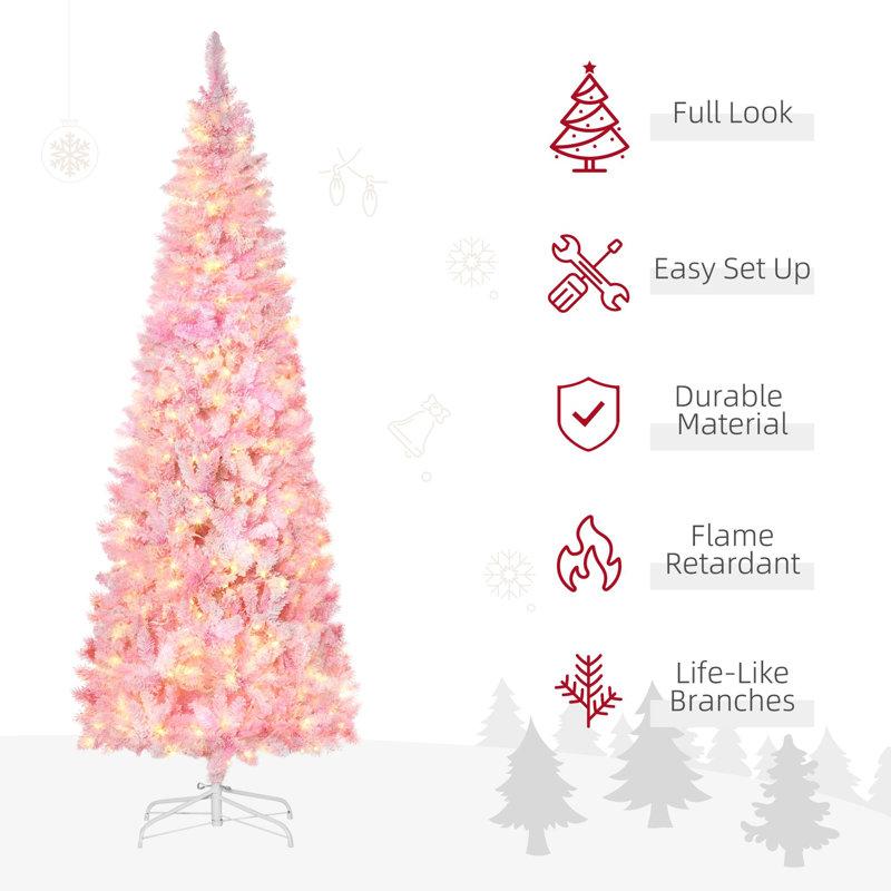 Arbre de Noël artificiel enneigé, 7.5'