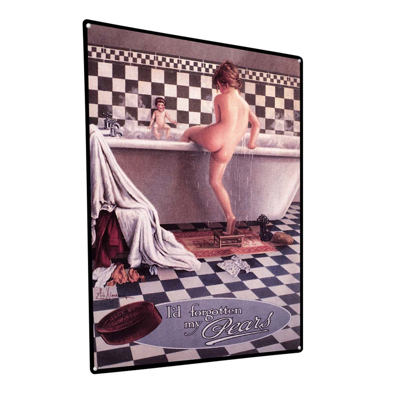 On Metal, 11.5" H x 8.5" W x 0.04" D
