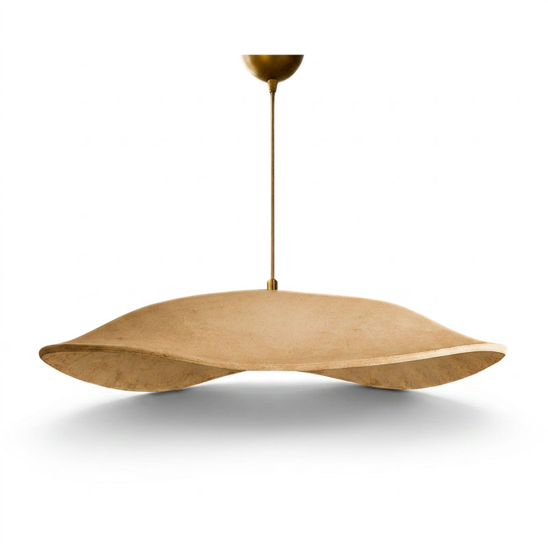 Aalto Round Sculptural Single Dome Chandelier