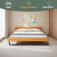 PINE WOOD BED FRAME-338025244