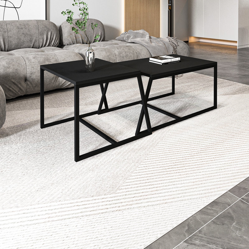Muarem 2 - Piece Living Room Table Set, Anthracite