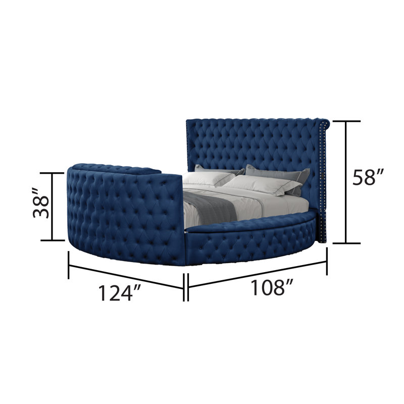 Kavinda Upholstered TV Bed Storage Bed