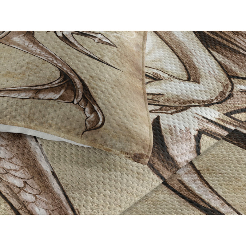 Coverlet, King Bedspread + 2 Shams