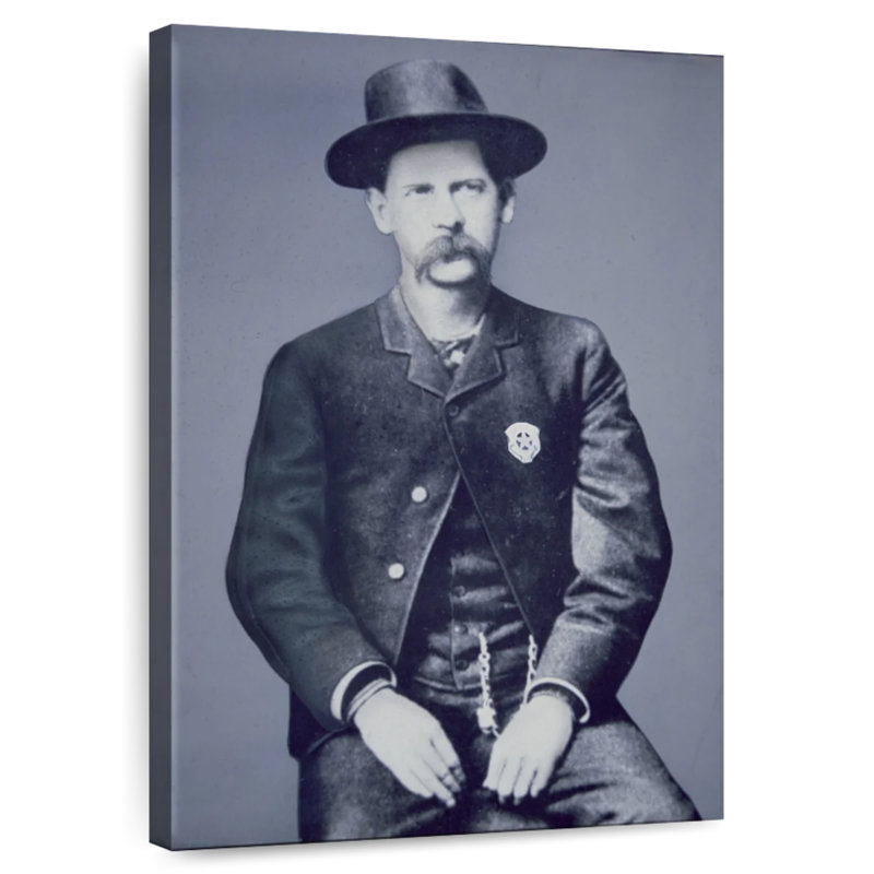 Lelar Wyatt Earp June 1883, 12" H x 8" W