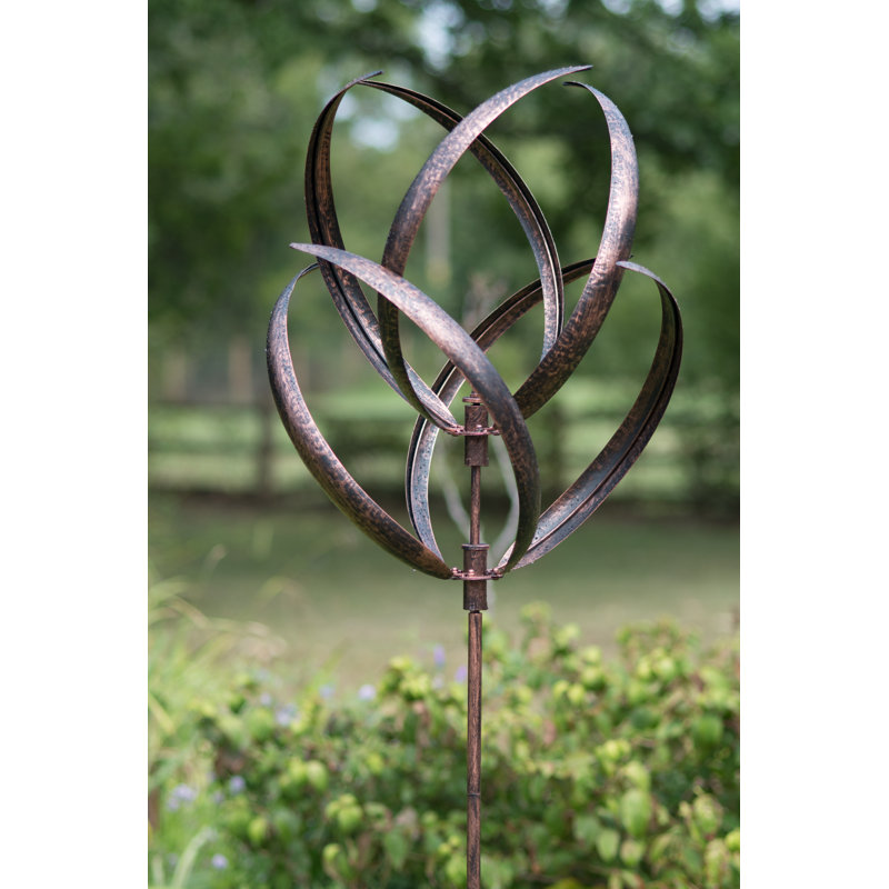 Rochon Metal Garden Statue, Brushed Copper