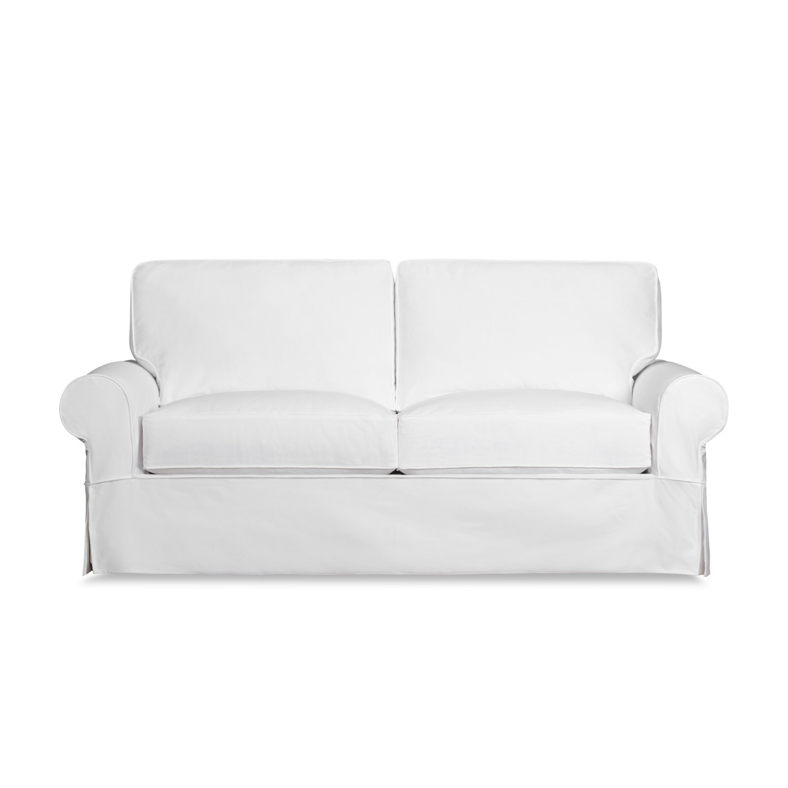 Porter 84'' Slipcovered Sofa, Classic Bleach White Twill
