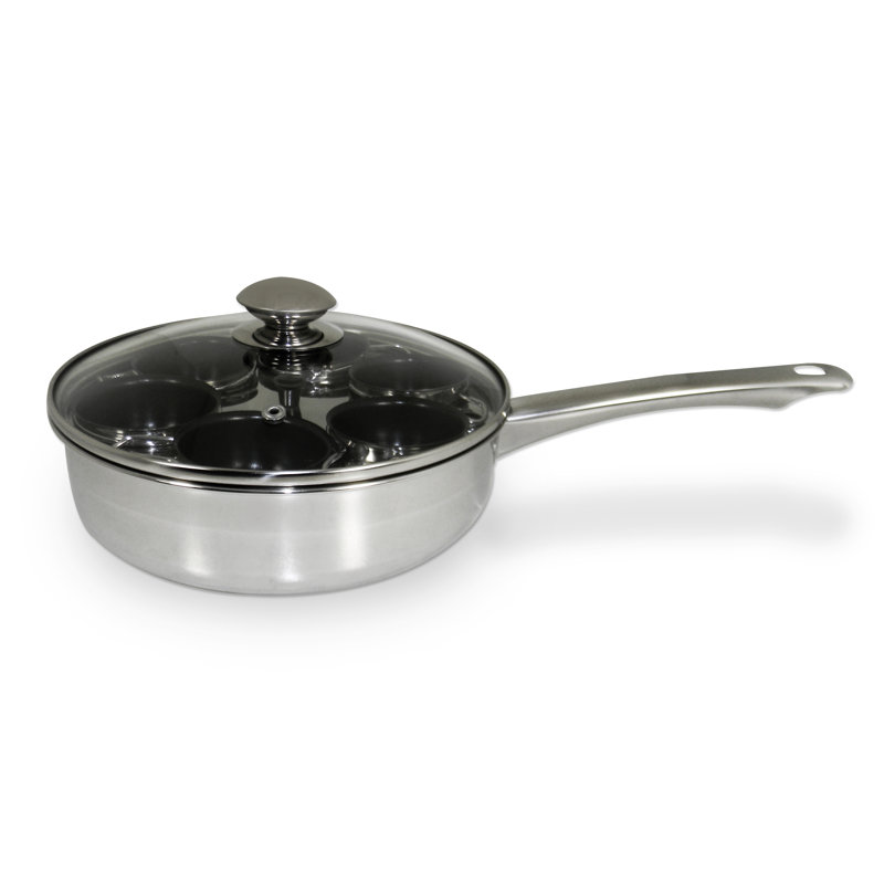 Cook Pro Non Stick Stainless Steel Egg Poacher