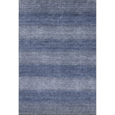 Premium Machine Washable Lubbers AMF1733 Stripe Rug