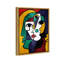 "Three parts face" par Oliver Gal - cadre flottant, impression sur toile-899069182-899069176
