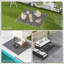 8X10 Reversible Outdoor Rug Waterproof Portable For RV Camping Backyard Deck Picnic Beach