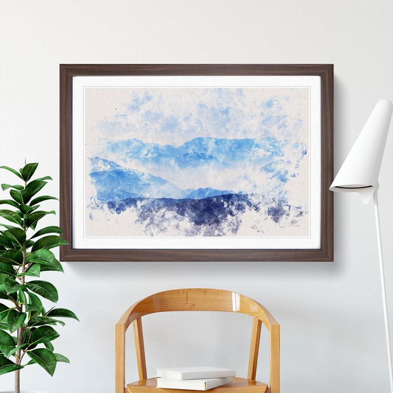 Mountain Sky - Framed Print, Walnut Framed, 45cm H x 63cm W x 2cm D