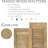 Americraft Two Equal Panel Framed Board-n-Batten Shutters (Per Pair)-80169125-80169158-80169256