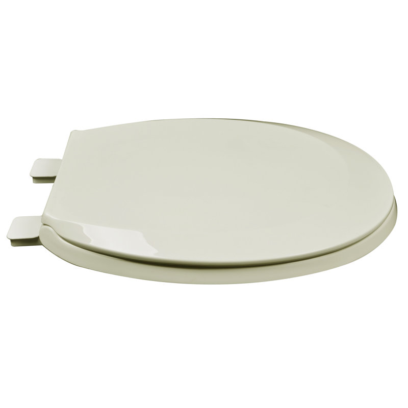 Round Toilet Seat and Lid, Biscuit/Linen