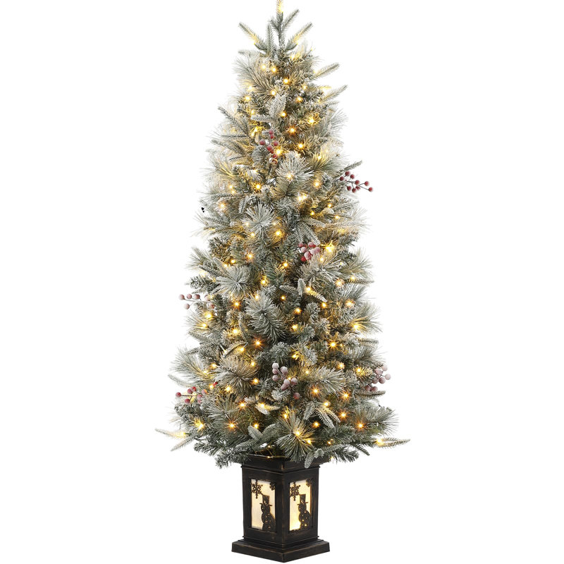 Arbre de Noël artificiel illuminé 4,5 pi