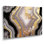Opulent Glam Agate noir doré II - salon d'art mural en marbre