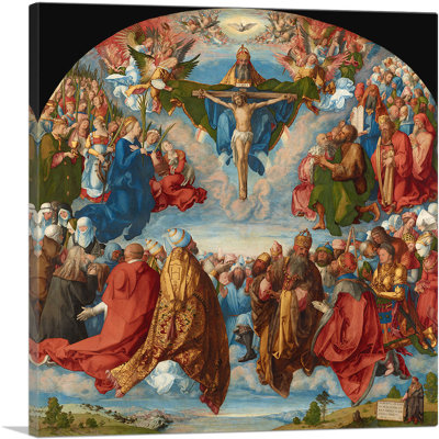 " Adoration Of The Trinity 1511 " by Albrecht Dürer Painting Print