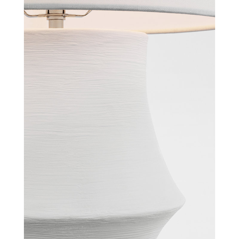 Lakmos Table Lamp, Plaster White