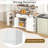 Multi-Functional Storage Sideboard, Extendable Dining Table, Adjustable Shelves, 3-Tier Pull-Out Rack, Kitchen Island Storage For Kitchen, Dining Room, Living Room (White), Kitchen Island-1281784163