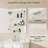 Kassady Recessed & Surface LED Lighted Bathroom Medicine Cabinet, 3-Color, 2 Outlets, Defog Mirror-23864978-31061371