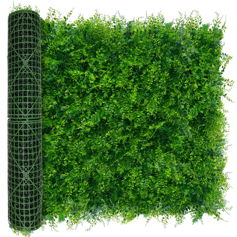 Mur de haie en faux gazon végétal, 40 po x 120 po