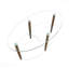 Table basse ovale 3 pièces