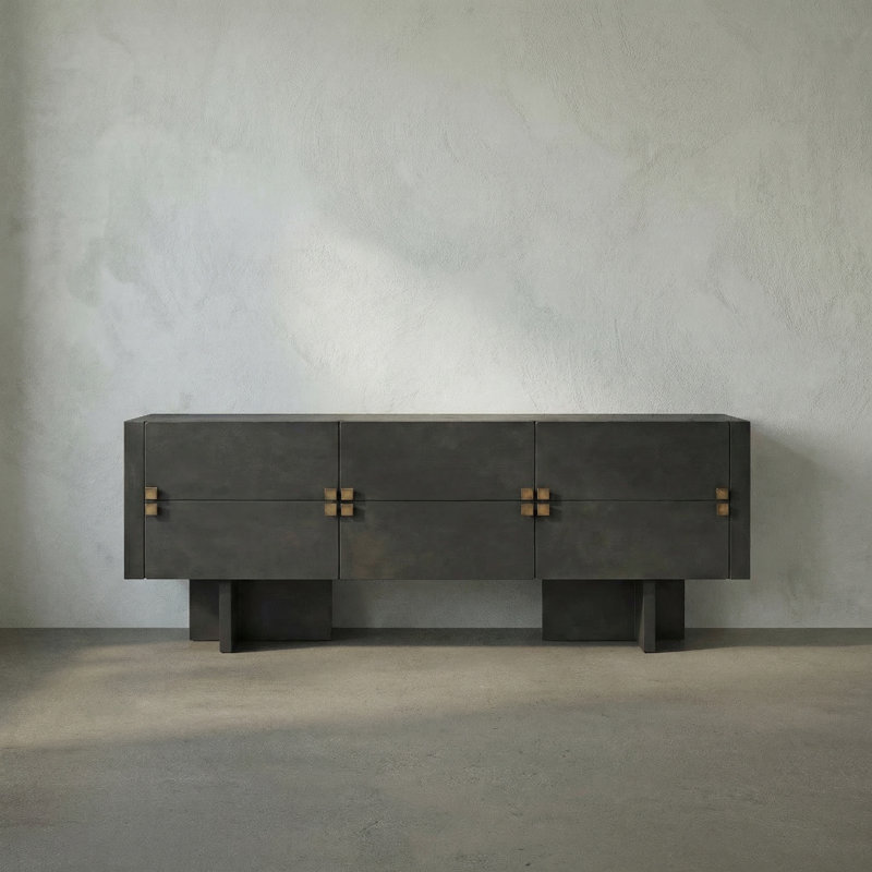 Amidala 80'' W Solid Wood Sideboard