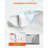 Bidet Attachment for Toilet Non-Electric Dual Nozzles Adjustable Pressure