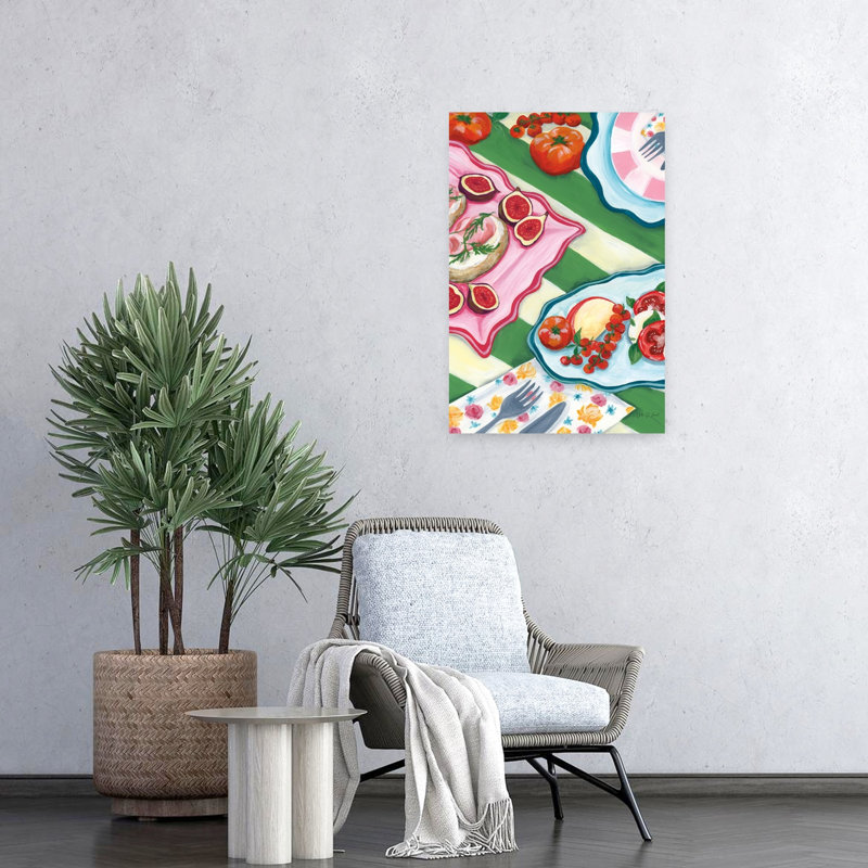 Brunch II, art contemporain, H 24 po x l 16 po