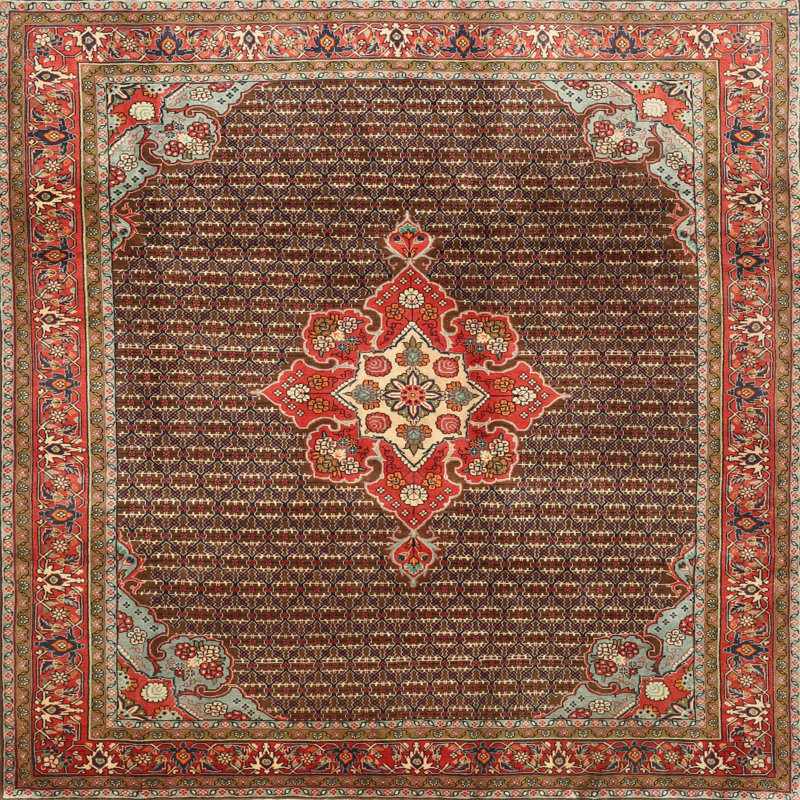 Shetland Oriental Indoor Rug, Round 8'