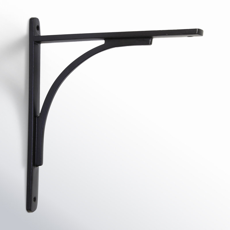 Iron Shelf Bracket, Black