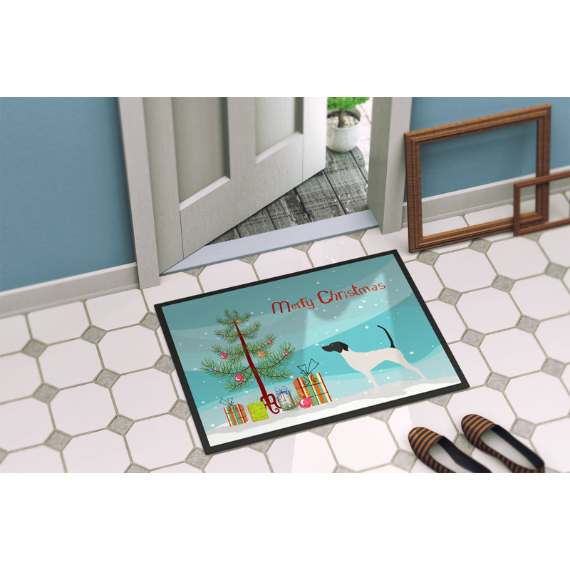 Tapis de porte d’intérieur anti-dérapant english, Rectangle 2 pi x 3 pi