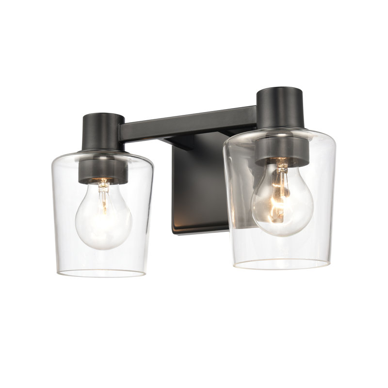 Celia 12'' Wide 2-Light Vanity Light - Matte Black