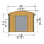 Newry 10 x 12 Ft. Tongue and Groove Log Cabin-671573067