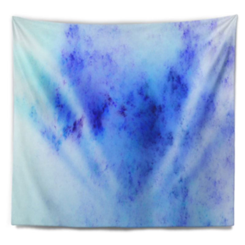 Tapisserie bleu ciel starry abstract light, H 32 po x l 39 po