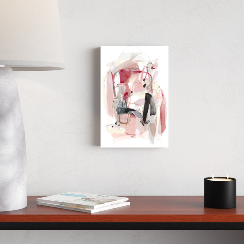 «Soft Speak II», peinture sur toile, H 12 po x l 8 po